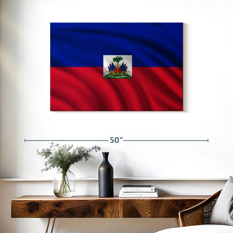 Drapeau d'Haïti Borges, H 24 po x l 36 po