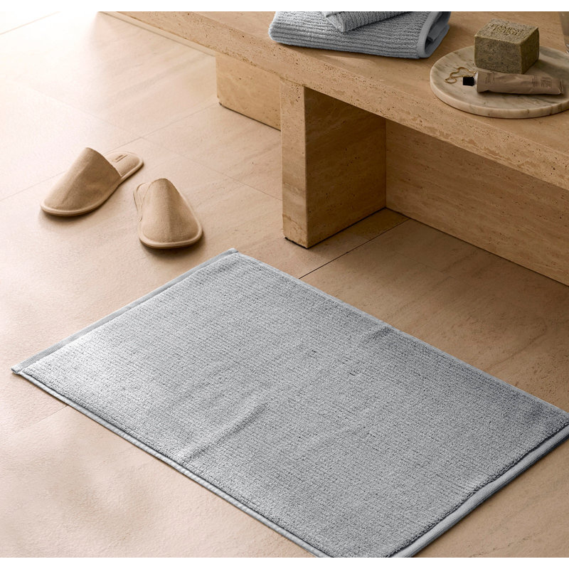 Turkish Ribbed Bath Mat, Shore
