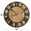 Horloge murale 16 po Gaberville