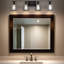 Applique murale 4 lumières en bronze huilé pour salle de bain, applique murale rétro industrielle avec cage en métal ouverte