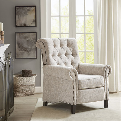 Aidan Push Back Recliner, Recliner Chair Modern Recliner