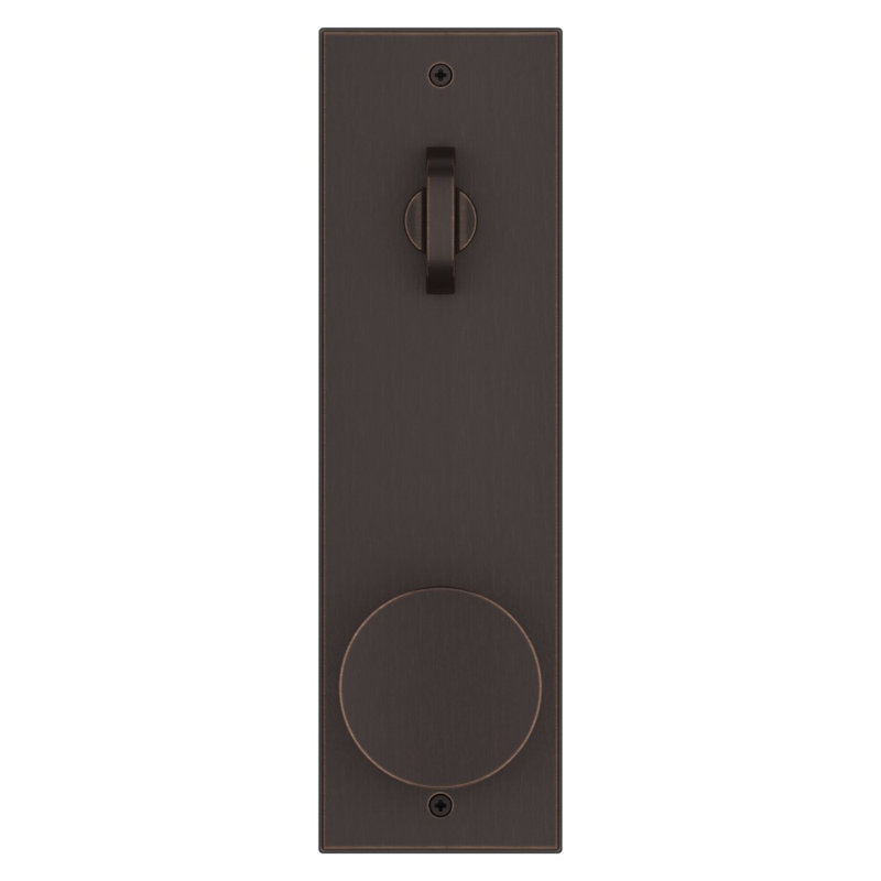 Santa Cruz Handleset, Contemporary Knob, Venetian Bronze, 2.69" W x 2.41" D