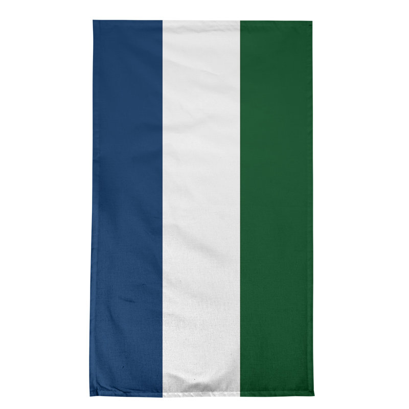 Stripe Tea Towel Kitchen Towel, Cotton Blend, Navy/White/Green Utah Basketball