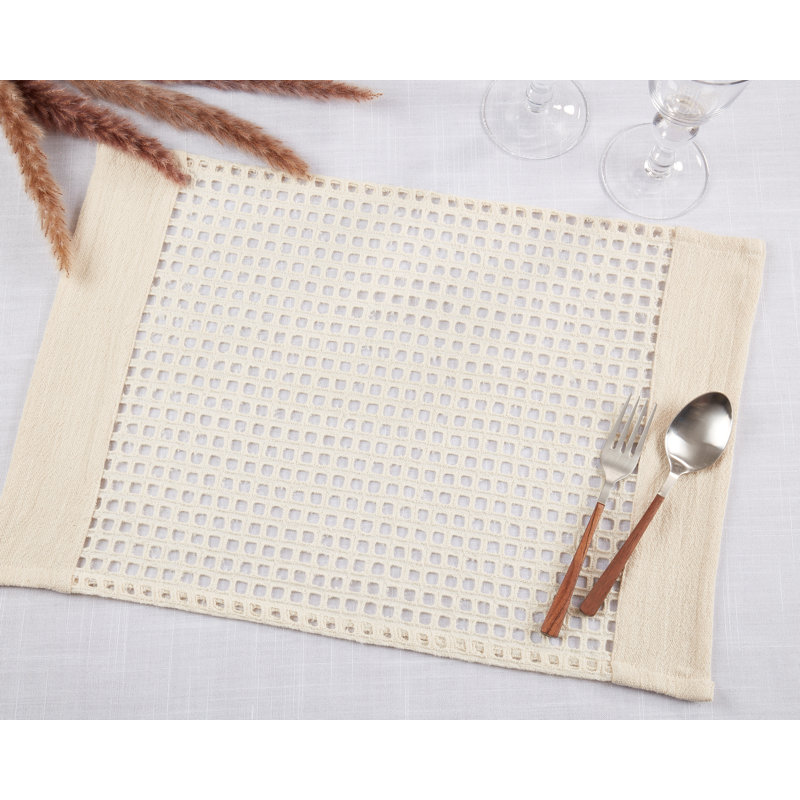 Napperon Intricate Weave (ensemble de 4)