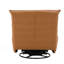 Fauteuil inclinable et oscillant en cuir synthétique Talmon avec pivot, confort en mousse complète et rotation à 360 degrés pour une détente ultime