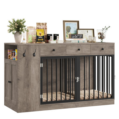Dog Crate With Drawers And Cabinets