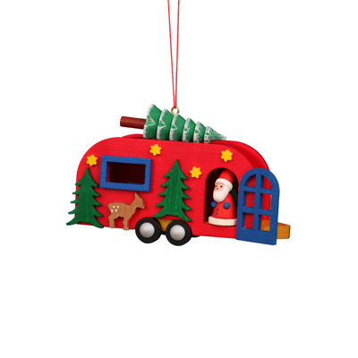 Ornament - Santa in Caravan