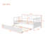 Lit de jour simple en bois avec lit gigogne simple, parfait pour les chambres d'amis et les solutions peu encombrantes-231941324