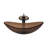 Novatto 13.5'' Glass Oval Bathroom Sink with Faucet-95973897-95973896