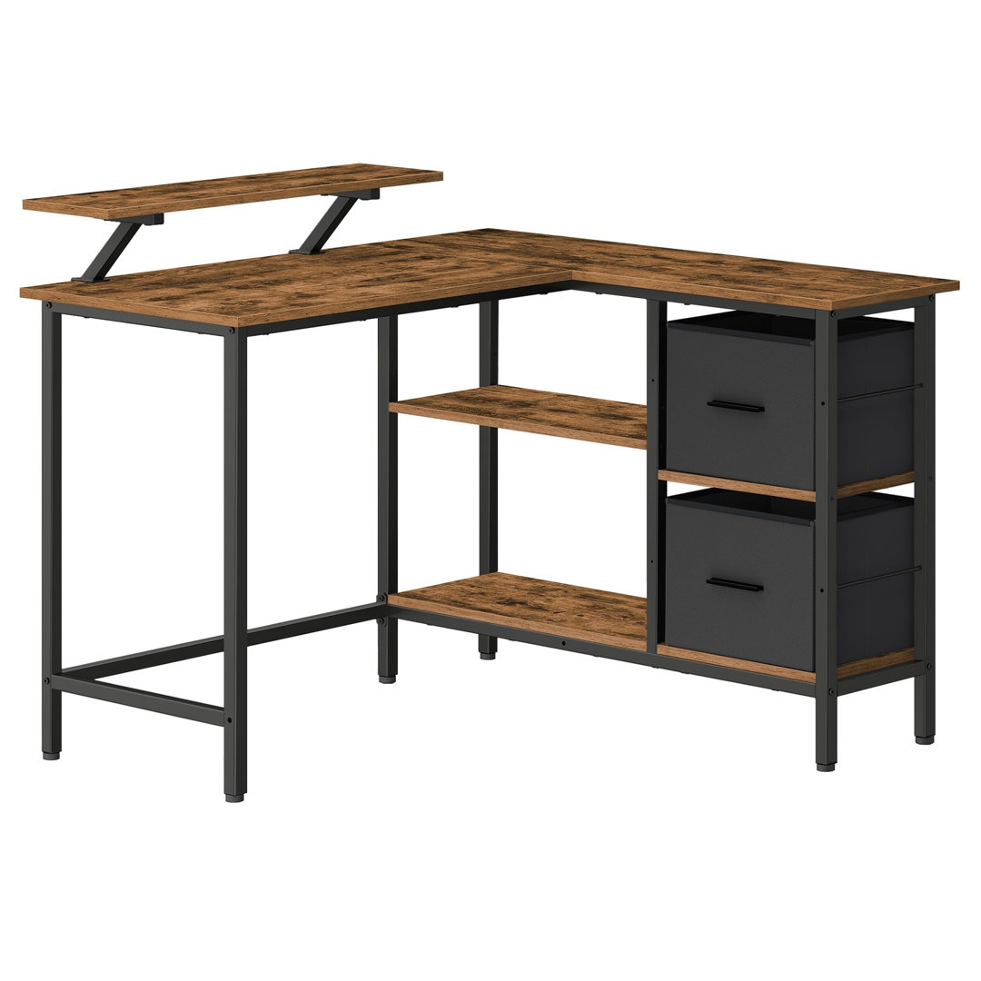 Adari 105cm W L-Shaped Computer Desk