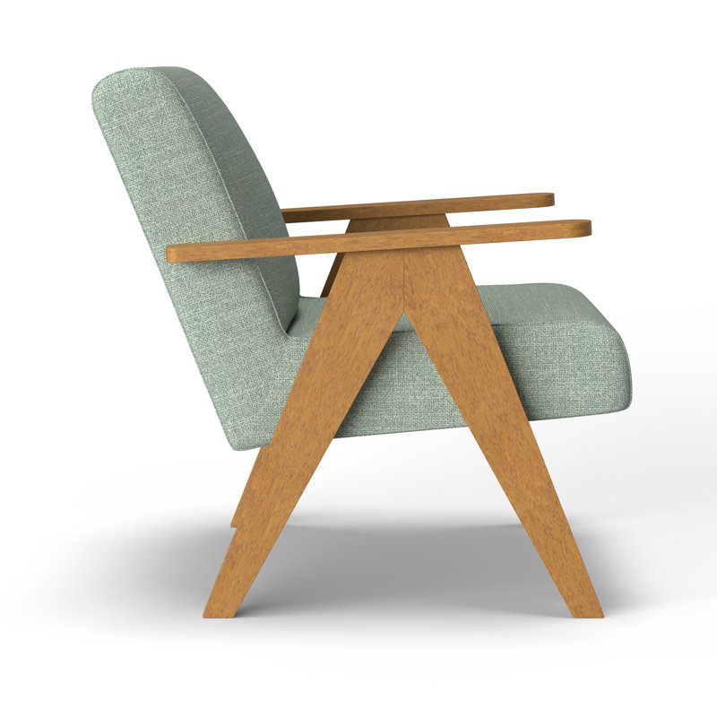 Accent Chair, Honey Birch, Capri