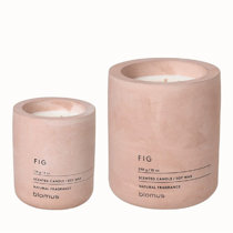 Cotton Candy Fragrance Scented Jar Candle with Glass Holder