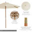 Brenlee 250cm Market Parasol-466173881