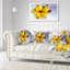 Coussin jaune
