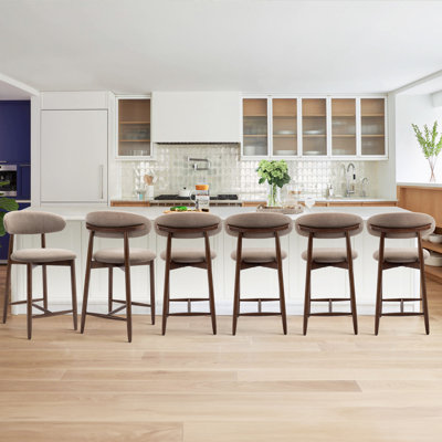 Yes Bar Stool with Solid Wood Frame