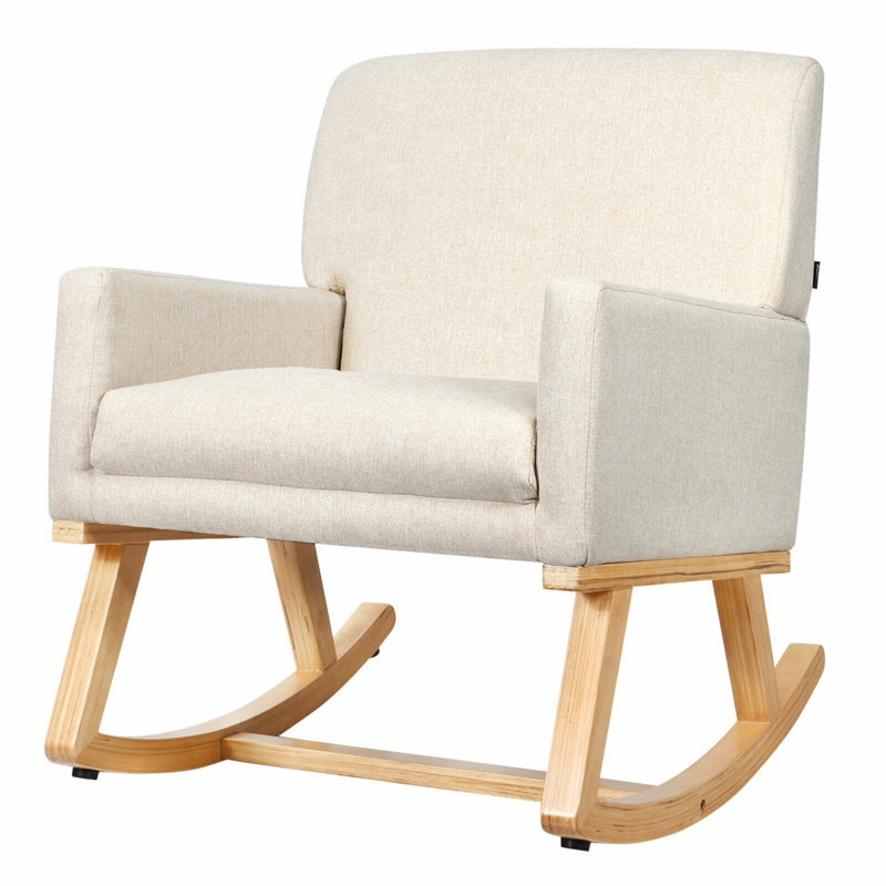 Chaise berçante Hebden, Beige