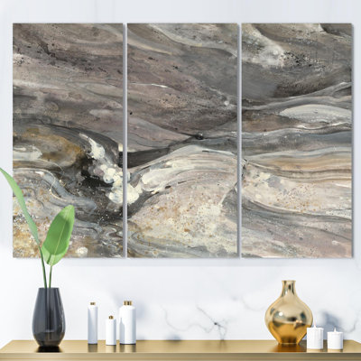 Abstract Natural Earth Tone Canvas Painting Multi-Piece - Natural Earth Tone