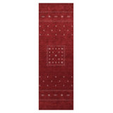 Simi Hand Knotted Cotton/Wool Southwestern Area Rug