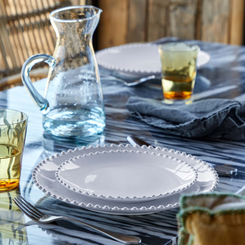 Pearl Salad/Dessert Plate, White