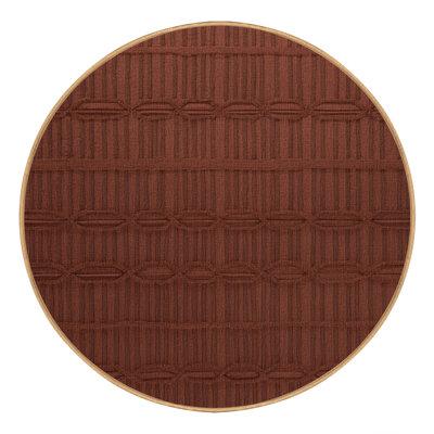 Machine Washable Trellis Brown Area Rug