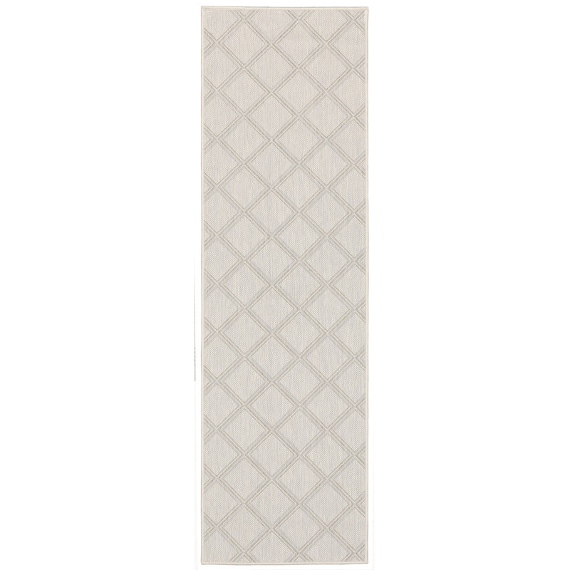Tapis intérieur / extérieur Sechura, Tapis de couloir de 1 pi 10 po x 7 pi 3 po