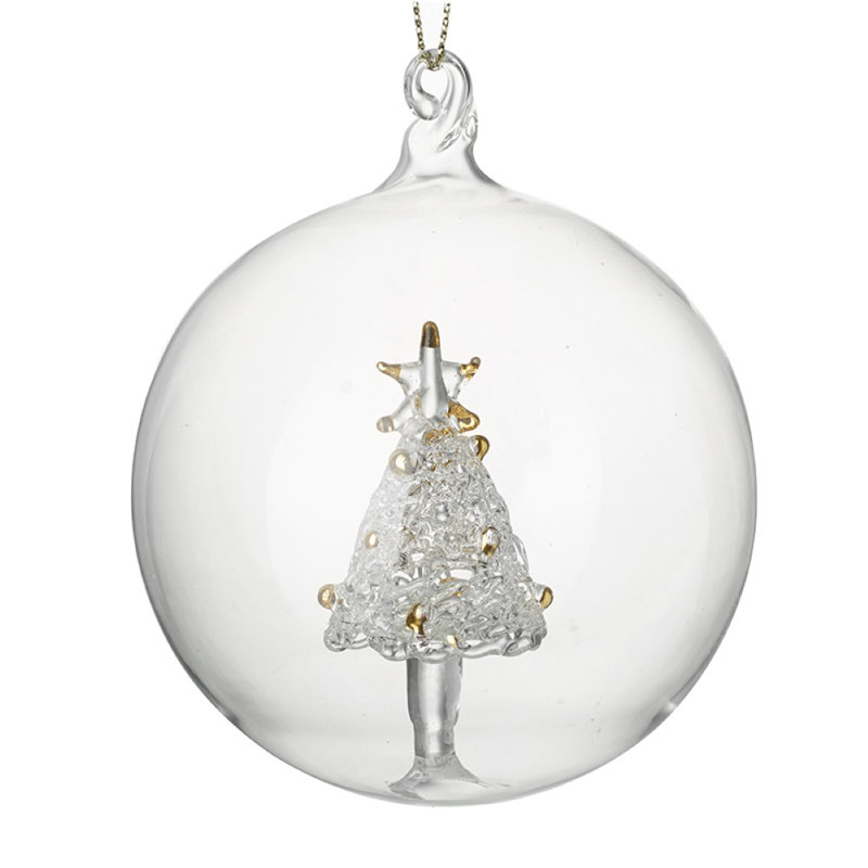 8cm Trees & Wreaths Bauble