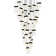 Braxten 33 - Light Dimmable LED Square Chandelier