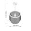 Curtis 1 -Light Novelty Tiered LED Pendant-447723129