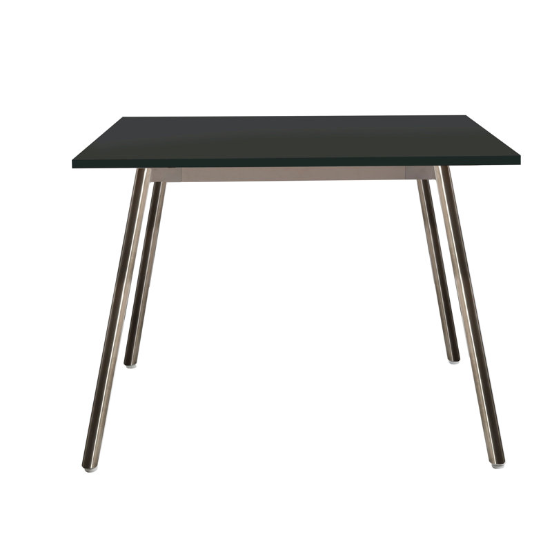 Table de salle à manger Reef, Noir, Acier inoxydable