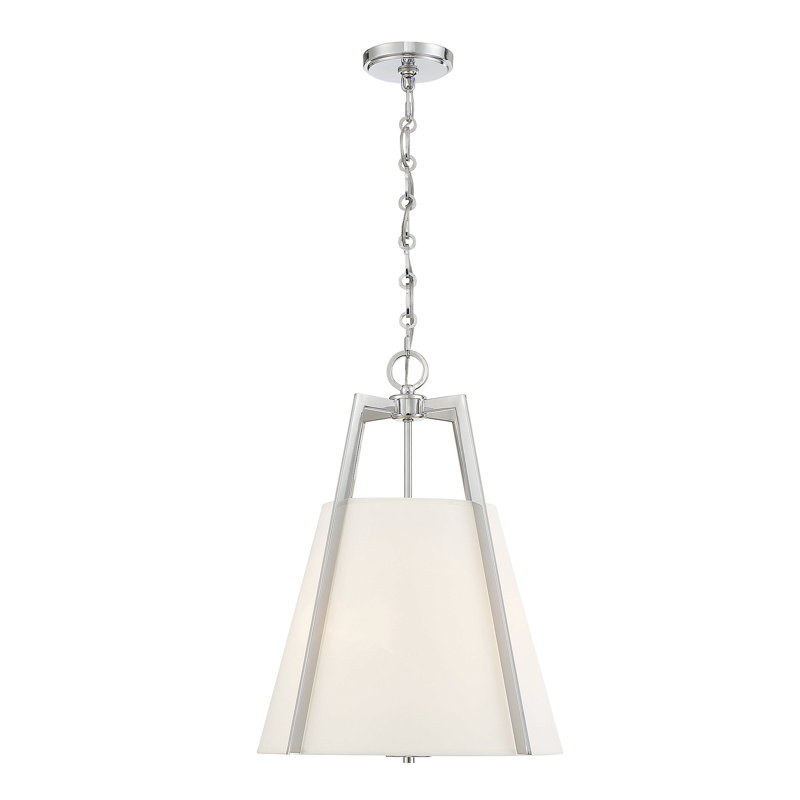 Luminaire suspendu 3 lumières à intensité variable Joy, Chrome
