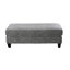 Ensemble de canapé modulaire 5 pièces en chenille gris
