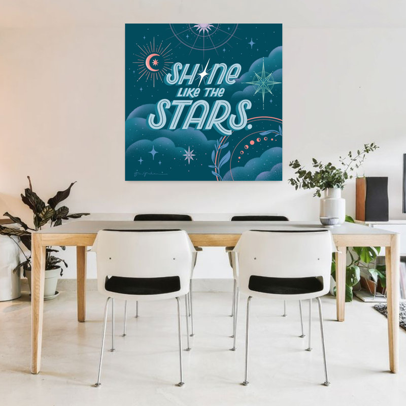 Celestial Dreams IV, art contemporain contemporain, paysage abstrait, H 36 po x l 36 po