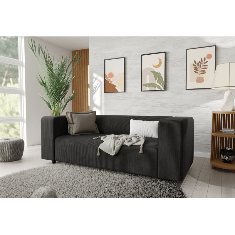 Sofie 2 - Piece Living Room Set, Black