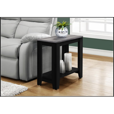 Table d'appoint moderne en bois à deux niveaux pour le salon et la chambre à coucher, meubles durables et élégants