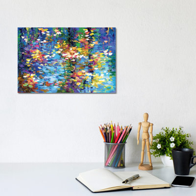 Autumn Reflections I by Leon Devenice - Wrapped Canvas Painting