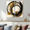«Black And Gold The Art Of Chaos IV», reproduction d'art sur toile