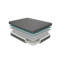 Matelas hybride ferme en mousse à mémoire de forme infusée de gel, gris foncé-904574957-904574959