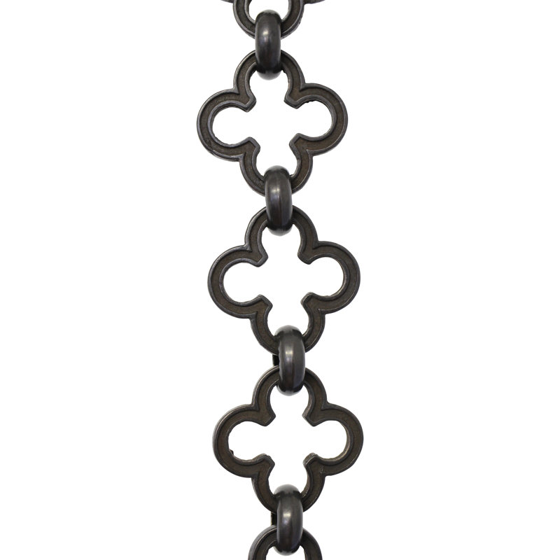 Chaîne à maillons ou chaîne non soudée, Noir bronzé huilé