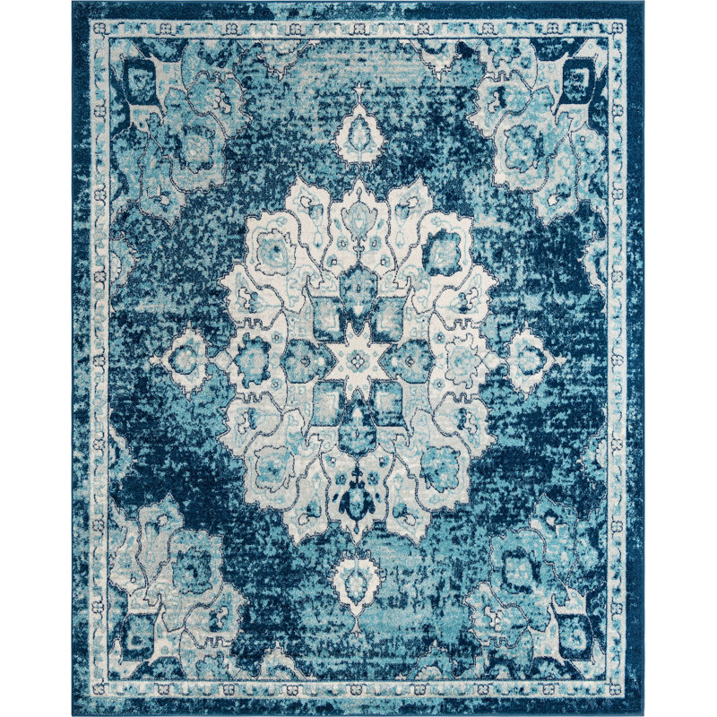 Mirveta Oriental Indoor Rug, Rectangle 7'10" x 10'