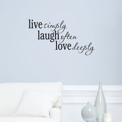 Text & Numbers Wall Decal