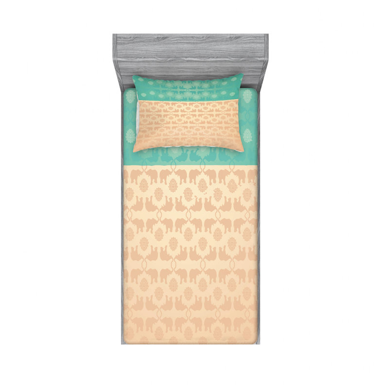 Microfiber Sheet Set, Twin Sheet Set with Fitted Sheet
