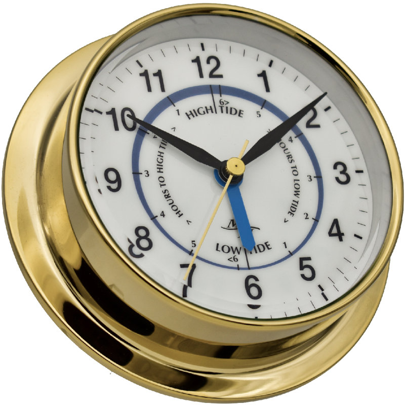 Metal Wall Clock, Gold