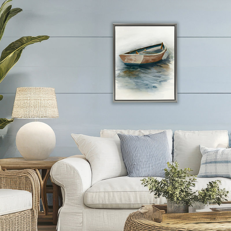 Cadre flottant Sunset, Gris, H 21 po x l 17 po