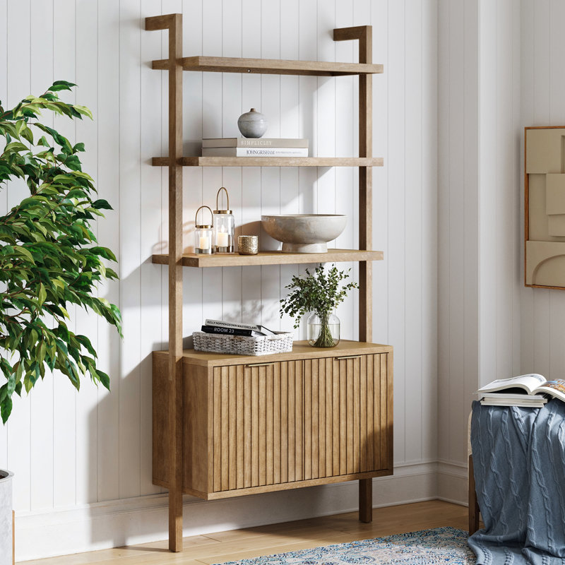 Storage Bookcase, Dark Brown
