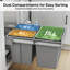 Pull Out Rubbish Bin - 32.8 L