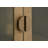Adina 77-inch Tall Display Cabinet Distressed Light Brown