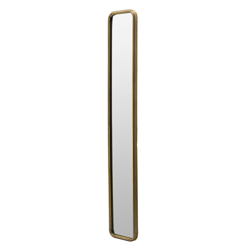 Full Length Antique Gold Metal Frame Mirror, Stylish Home Decor Essential