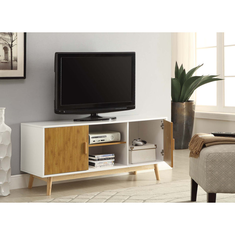Asten Unfinished TV Stand, White