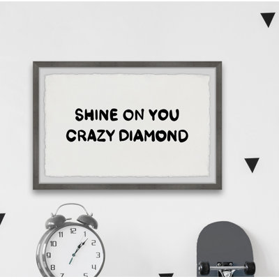 «Shine On You», reproduction encadrée