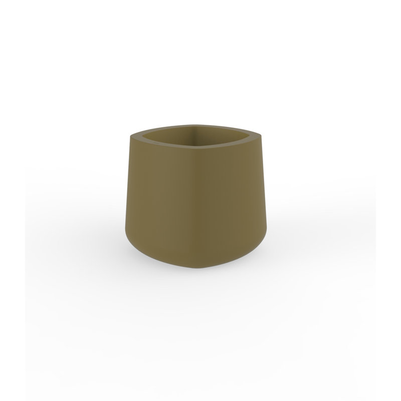 Ulm Pot Planter, Anthracite, 23.5" H x 26.75" W x 26.75" D